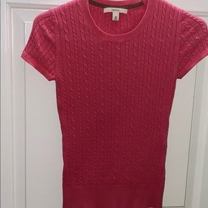 Pink top short sleeve size XS